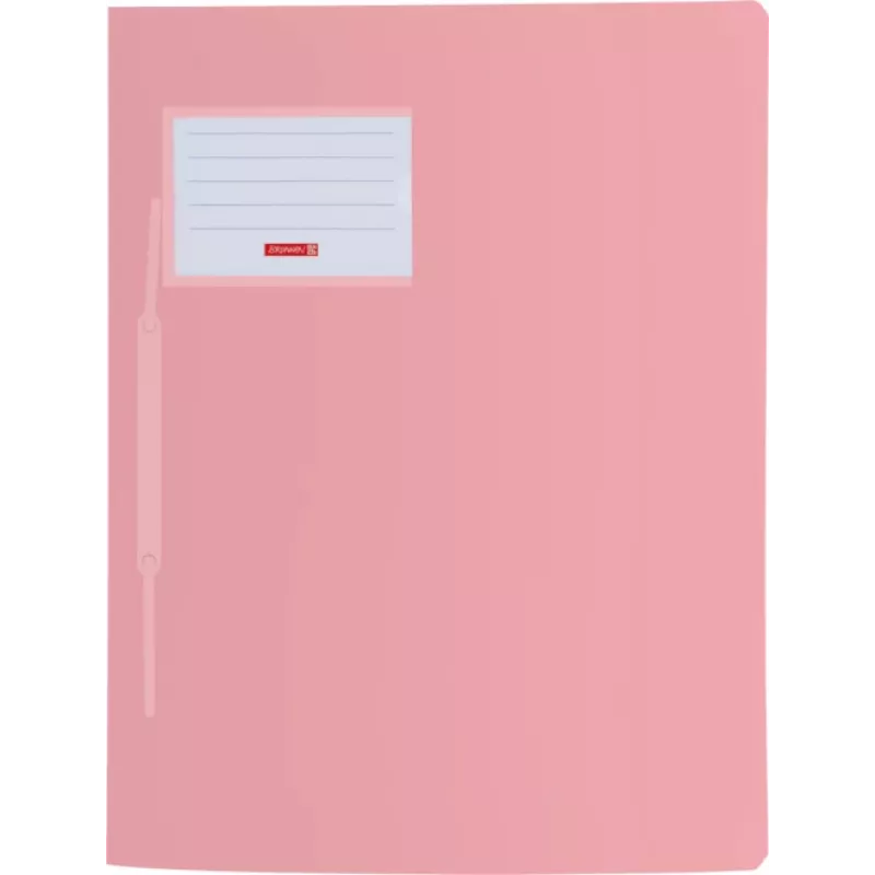 BRUNNEN FACT! vihkokansio polypropeeni pastellipinkki läpikuultava DIN A4