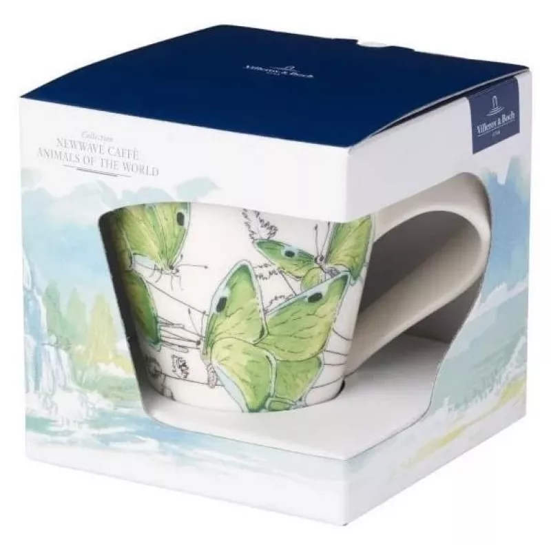 Villeroy & Boch NewWave Caffe Deep Green posliinimuki 300 ml lahjarasia