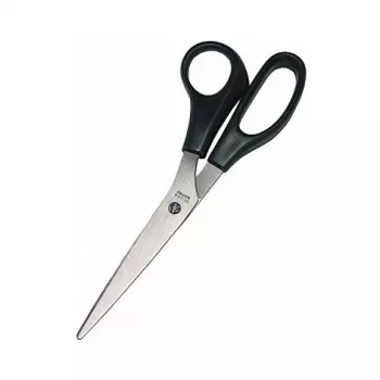 WEDO Ergonomic sakset 210 mm ruostumaton teräs musta/punainen