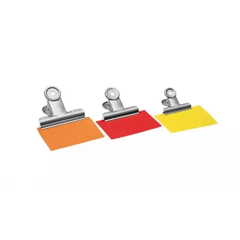 WEDO 64 21350 paperiliitin nikkelöityä terästä, hopea, 50 mm, 100 kpl