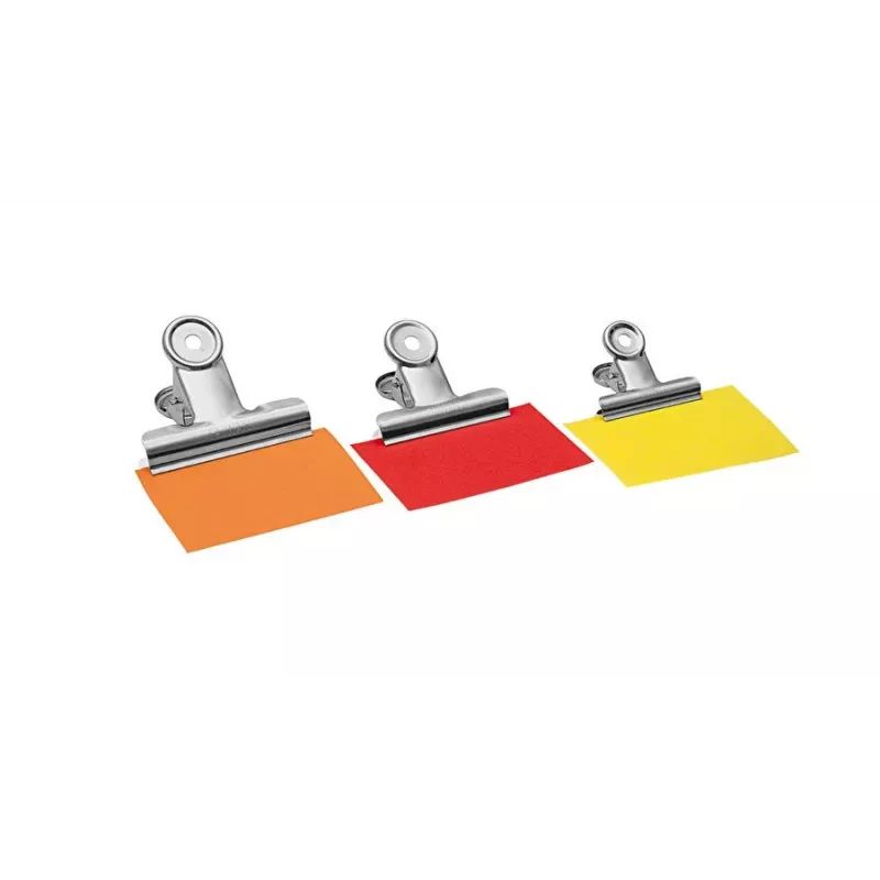 WEDO 64 21350 paperiliitin nikkelöityä terästä, hopea, 50 mm, 100 kpl