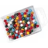 WEDO 56 199 merkintäneulat, 16 mm, 6 mm pää, eri värejä