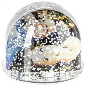 WALTHER valokuvakehys Glitter Ball Snow 6,9x6,3 cm GK080W