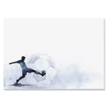 SIGEL Goal Zone pöytäalusta vaaleansininen paperi 30 arkkia