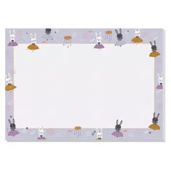 SIGEL Schreibtischunterlage Bunny Ballerinas lila paperi 30 arkkia