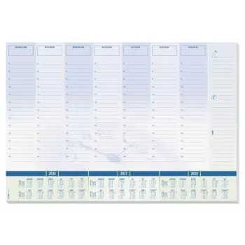 SIGEL Time pöytäalusta sininen/vihreä paperi A2 (H6350)