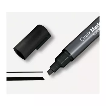 SIGEL liitutaulumarker 50 Chalk Marker viistokärki 1-5 mm musta 1 kpl
