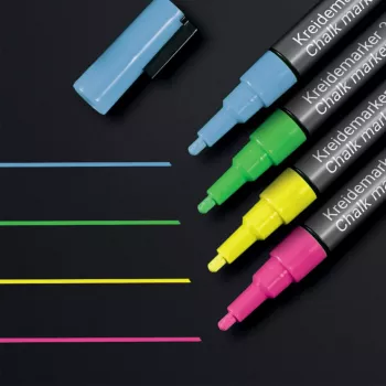 SIGEL Chalk Marker 20 pyöreä kärki valkoinen