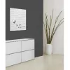 SIGEL GL164 Magnetic Glass Board 480 x 480 mm valkoinen
