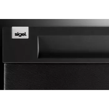 SIGEL CINTANO pöytäalusta S - musta - tekonahka - 600 x 490 mm - 1 kpl