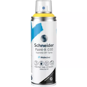 Schneider Paint-It 030 Supreme DIY akryylispray maali keltainen 200 ml