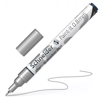 Schneider Paint lakkatussi kromi 0,8 mm