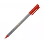 EDDING 89 fineliner punainen 0,5 mm pyöreä kärki vesipohjainen muste muovikotelo