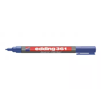 EDDING 361 liitutaulutussi sininen - kuivapyyhittävä, viistokärki 1-5 mm, mieto haju, täytettävä