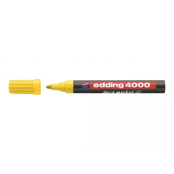 EDDING 400 pysyvä tussi 1,0 mm keltainen pyöreä kärki täytettävä