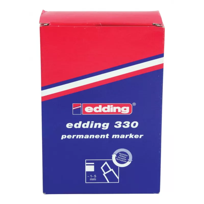 EDDING OFC-ED330BK pysyvä tussi musta 1-5 mm viistokärki 1 kpl