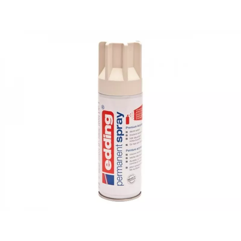 EDDING Premium 5200 akryylisuihkemaali - kermanvalkoinen - 200 ml