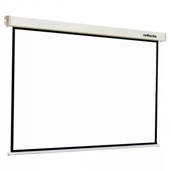 Reflecta Crystal-Line Rollo Softlift 160x160 manuaalinen alasvedettävä kangas, 1:1 kuvasuhde, 160x160 cm kuvapinta, mattavalkoinen, valkoinen kotelo