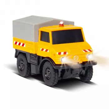 Carson 1:87 MB Unimog U406 kaksisuuntainen ajoneuvo 100% RTR RC-malliauto