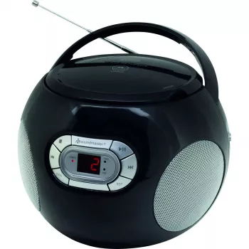 Soundmaster SCD5800BL kannettava CD-radio-boombox kasettidekillä, USB, FM-radio, mikrofoni - sininen