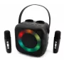 Soundmaster BT2024SW Bluetooth-kaiutin, diskovalo, 2 mikrofonia, musta
