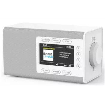 Soundmaster DAB+ radio Bluetoothilla 4,3 tuuman väridisplay DAB900WE valkoinen