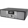 Soundmaster DAB980SW musta musiikkikeskus DAB+/FM-RDS CD USB Bluetooth äänikirjasoitin kasetilla ja levysoittimella