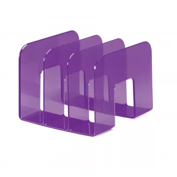 Durable TREND asiakirjalaatikko A4 - violetti läpinäkyvä - 165 mm selkäleveys - 1500 arkin kapasiteetti