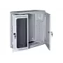 SCHWEITZER SYSTEMTECHNIK MultiFix 19 tuuman seinäkotelo 3U 48,3 cm (19 tuumaa) vaaleanharmaa RAL 7035
