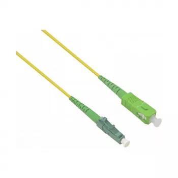 HELOS kuitu OS2 verkkokaapeli Simplex LSZH 2,0 mm SC/APC-LC/APC keltainen 15 m