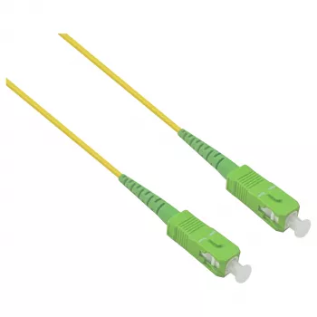 HELOS kuitu OS2 verkkokaapeli Simplex LSZH 2,0 mm SC/APC-SC/APC keltainen 20 m