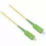 HELOS kuitu OS2 verkkokaapeli Simplex LSZH 2,0 mm SC/APC-SC/APC keltainen 20 m