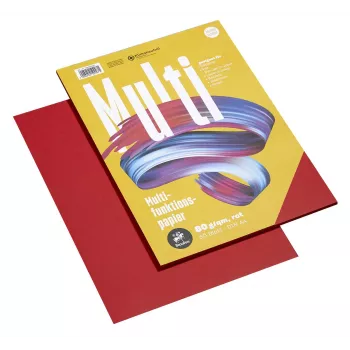 Staufen Multifunction Paper 7X 734050997 A4 80g punainen 50 arkkia