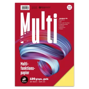 Staufen monitoimipaperi 7X 734051296 A4 120g keltainen 35 arkkia