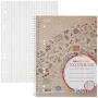 Hamelin Landre College Block A5 ruudullinen 80 arkkia reunuksella 4-rei'itetty