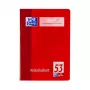 Oxford 100050336 muistikirja A4 90 g/m2 punainen