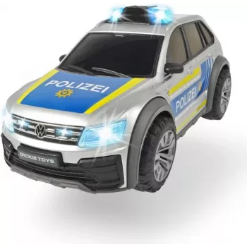 Dickie VW Tiguan R-Line poliisiauto 1:18 mittakaava leluauto monivärinen