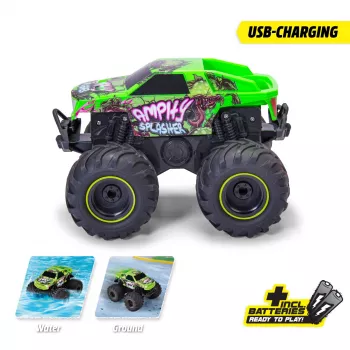 Dickie RC Amphy Splasher, RTR 2,4 GHz amfibinen RC-ajoneuvo