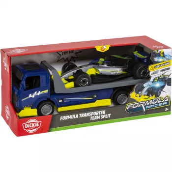 Dickie Formula Transporter Team Split 203766000 autokuljetin 2 die-cast-autolla