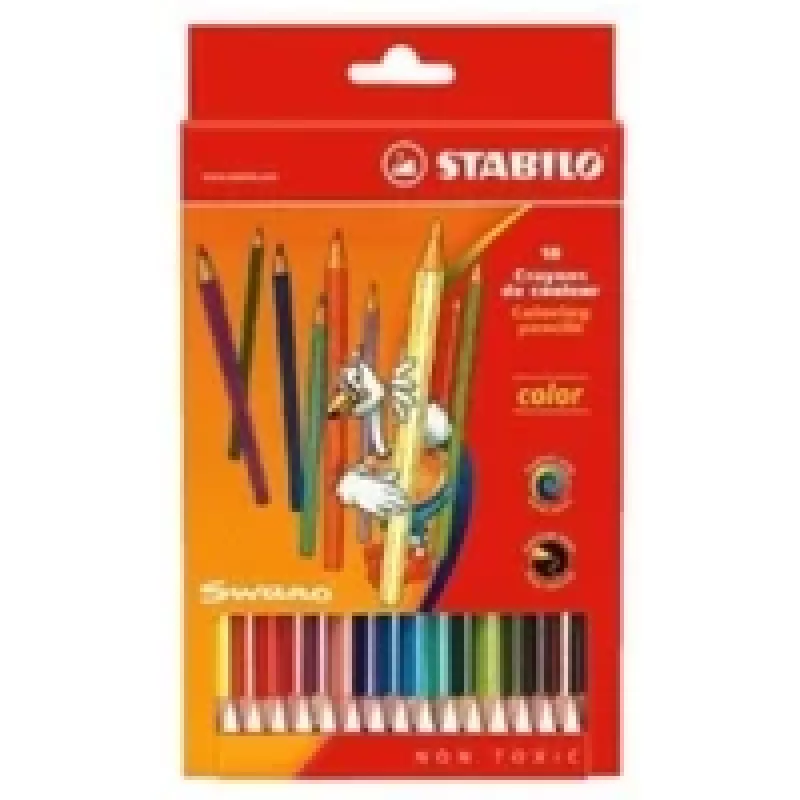 STABILO Color värilyijykynät - 18 kpl