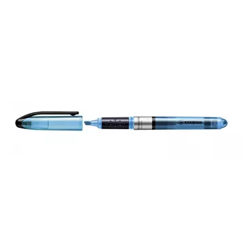 STABILO Navigator yliviivauskynä - 10 kpl:n pakkaus - sininen - talttakärki - 1 mm / 4 mm viivanleveys - vesipohjainen muste - muovi