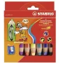 STABILO woody 3 in 1 Multi 6 kpl:n pakkaus - värit lajiteltu