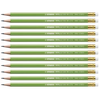 STABILO GREENgraph HB grafiittikynä 8 mm 12 kpl:n pakkaus