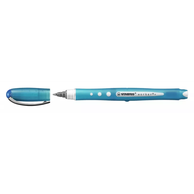 STABILO Worker Rollerball Pen - monivärinen - sininen muste - 0,5 mm - 10 kpl:n pakkaus