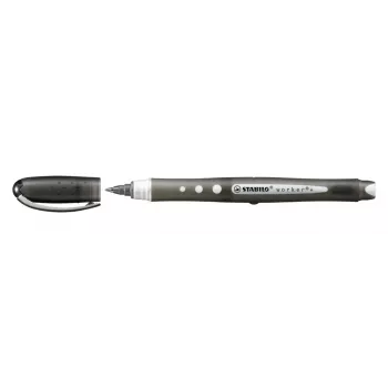 STABILO Worker Rollerball Pen -sarja - 4 väriä lajiteltu - 0,5 mm - musta, sininen, punainen, vihreä