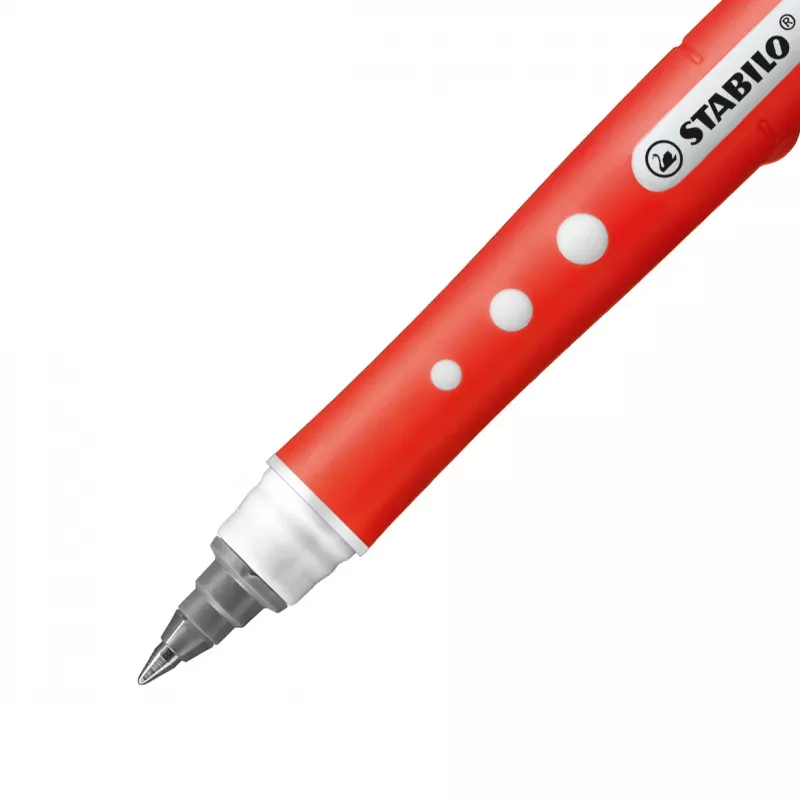 STABILO worker colorful Rollerball Pen - punainen - 0,5 mm - molempikätinen - 10 kpl:n pakkaus