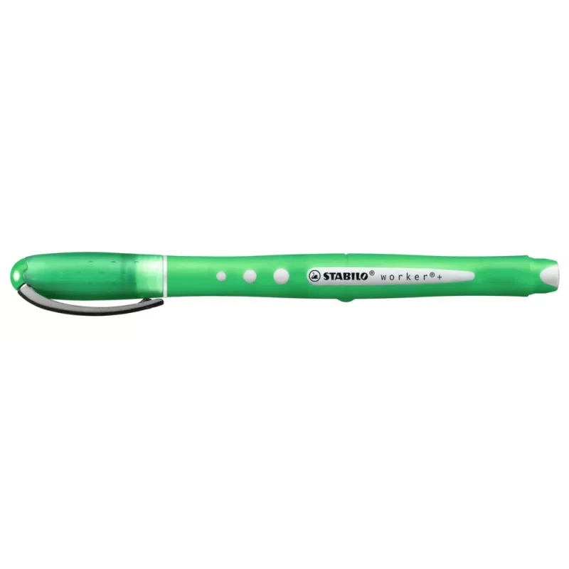 STABILO Worker Colorful Stick Pen vihreä 0,5 mm molempikätinen 10 kpl:n pakkaus