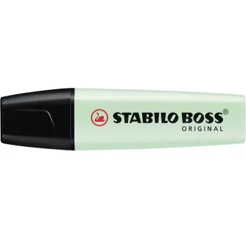 STABILO BOSS ORIGINAL yliviivauskynä - mintunvihreä - talttakärki - 2 mm / 5 mm - vesipohjainen muste - 1 kpl