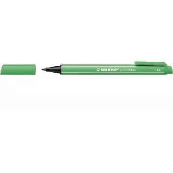 STABILO pointMax Fineliner vihreä 0,8 mm nylonkuituinen kärki vesipohjainen muste