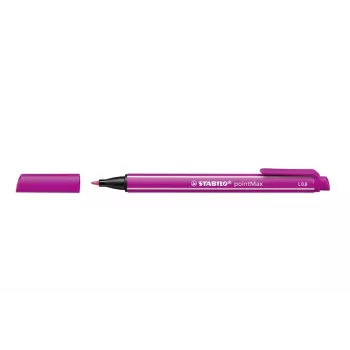 STABILO pointMAX huopakynä - pinkki - medium - 0,8 mm - vesipohjainen muste - nylonhuopakärki